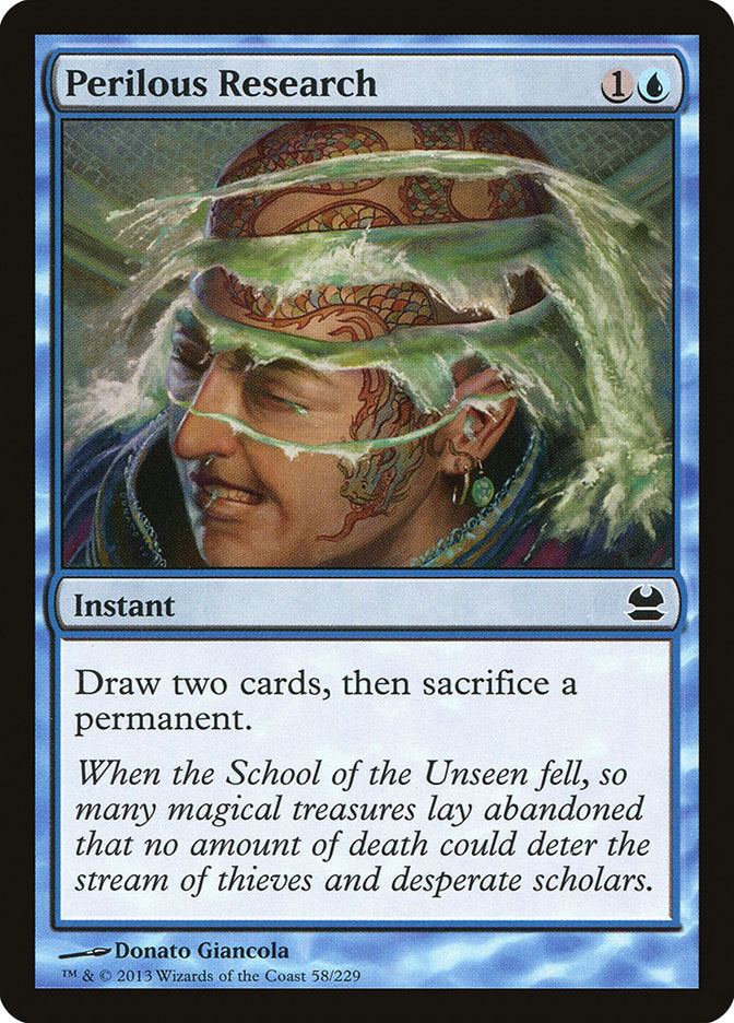 Perilous Research [Modern Masters] | Pegasus Games WI