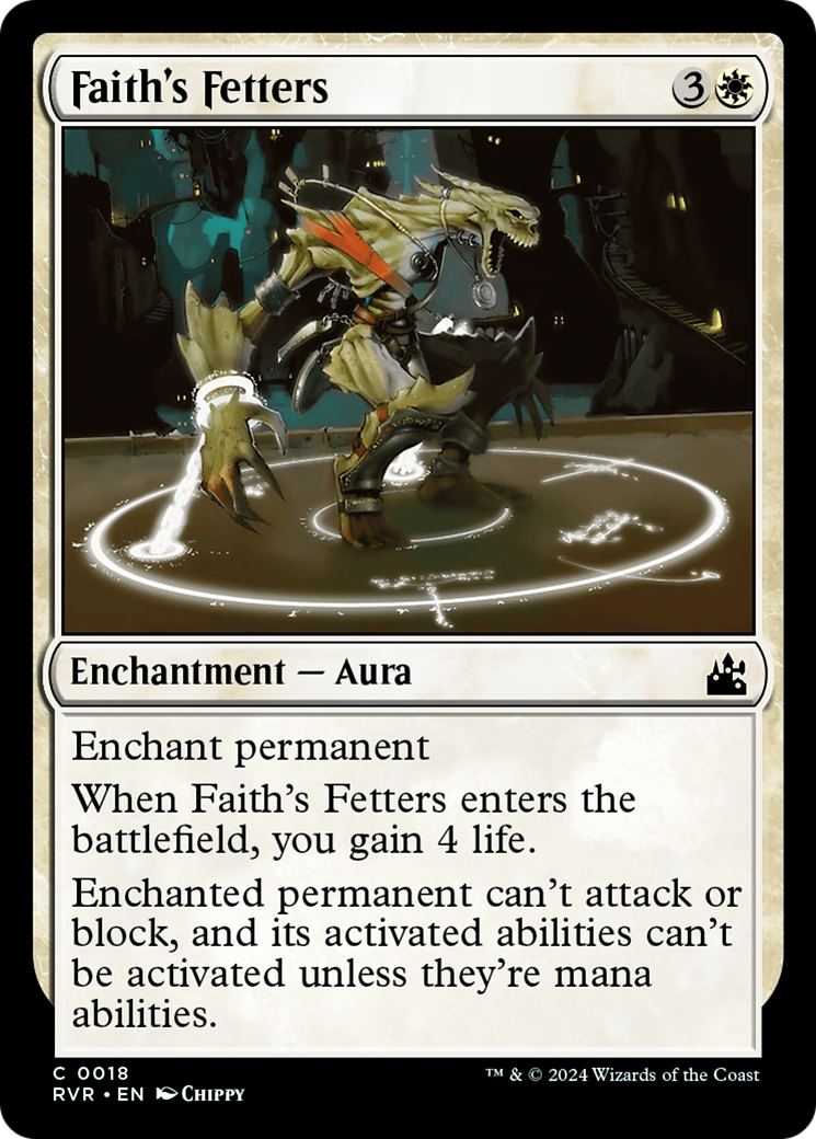 Faith's Fetters [Ravnica Remastered] | Pegasus Games WI