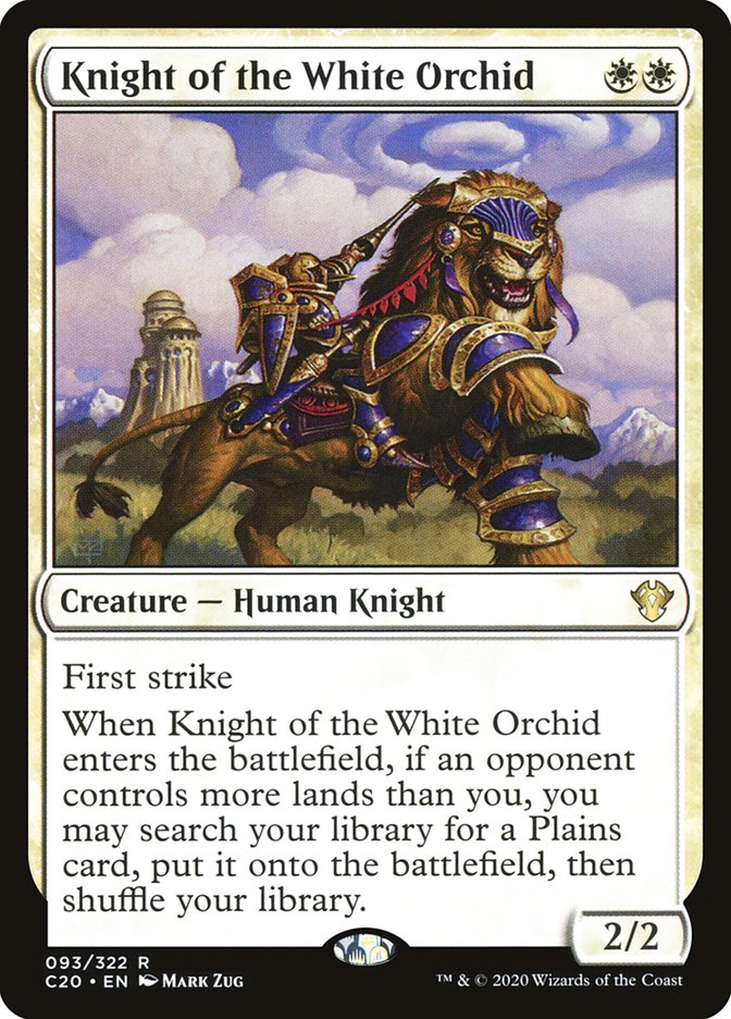 Knight of the White Orchid [Commander 2020] | Pegasus Games WI