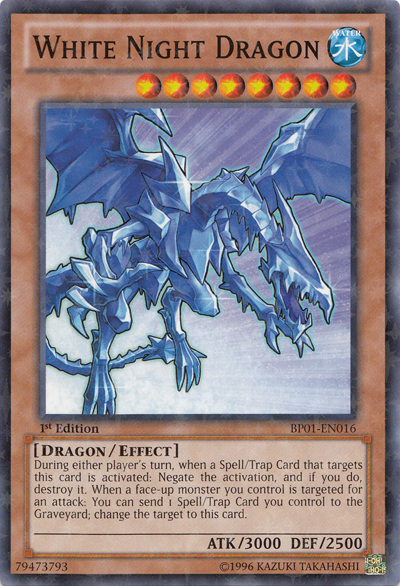 White Night Dragon [BP01-EN016] Starfoil Rare | Pegasus Games WI