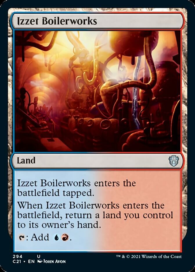 Izzet Boilerworks [Commander 2021] | Pegasus Games WI