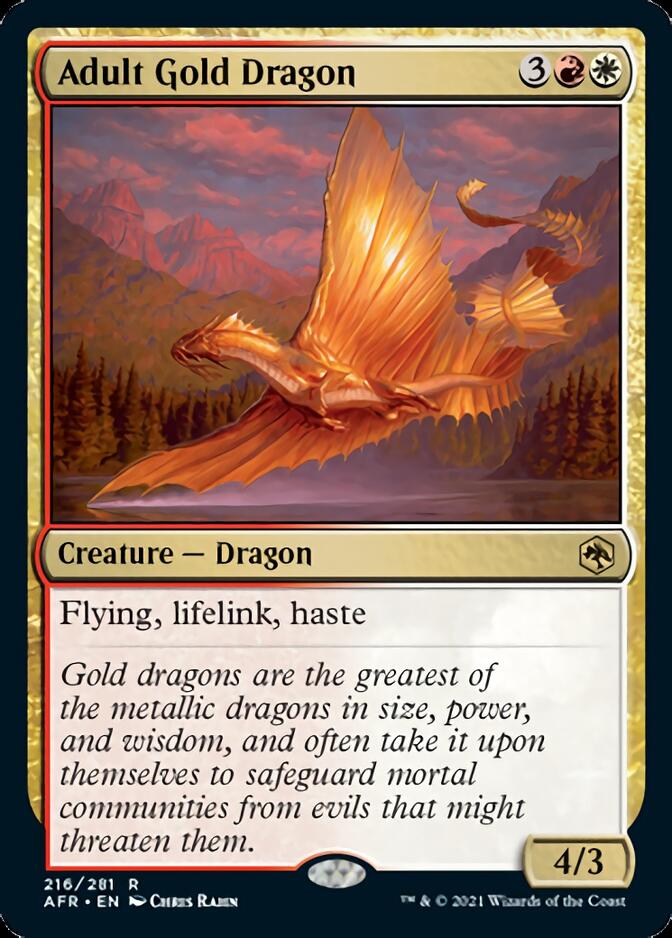 Adult Gold Dragon [Dungeons & Dragons: Adventures in the Forgotten Realms] | Pegasus Games WI