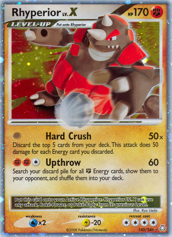 Rhyperior LV.X (145/146) [Diamond & Pearl: Legends Awakened] | Pegasus Games WI