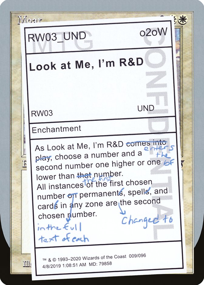 Look at Me, I'm R&D [Unsanctioned] | Pegasus Games WI