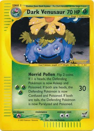 Dark Venusaur (7) (Jumbo Card) [Best of Promos] | Pegasus Games WI