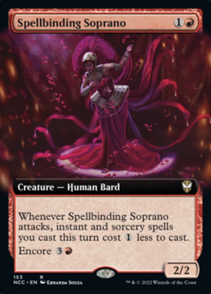 Spellbinding Soprano (Extended Art) [Streets of New Capenna Commander] | Pegasus Games WI