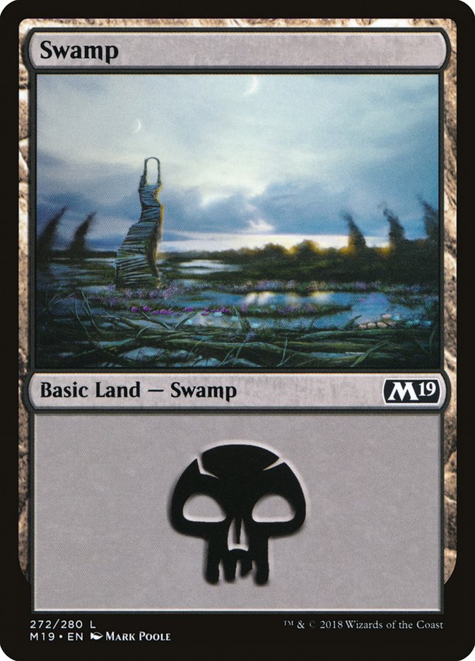 Swamp (272) [Core Set 2019] | Pegasus Games WI