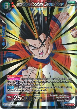 Miraculous Comeback Ultimate Gohan [BT2-006] | Pegasus Games WI