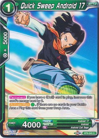 Quick Sweep Android 17 [BT9-045] | Pegasus Games WI