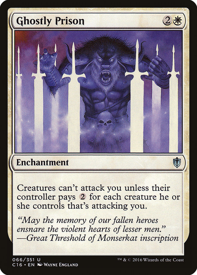 Ghostly Prison [Commander 2016] | Pegasus Games WI