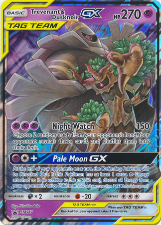 Trevenant & Dusknoir GX (SM217) (Jumbo Card) [Sun & Moon: Black Star Promos] | Pegasus Games WI