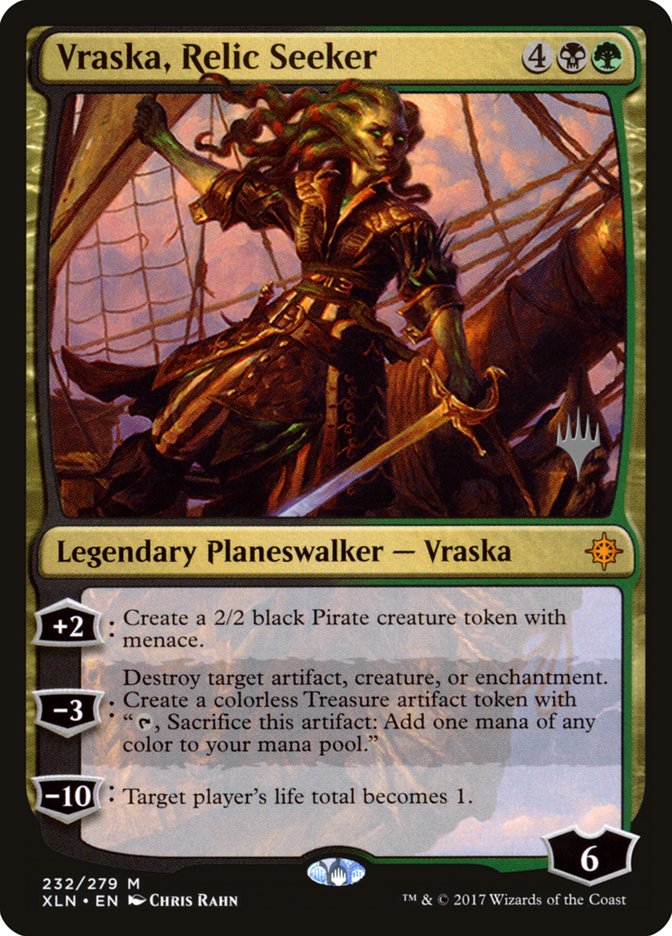 Vraska, Relic Seeker (Promo Pack) [Ixalan Promos] | Pegasus Games WI