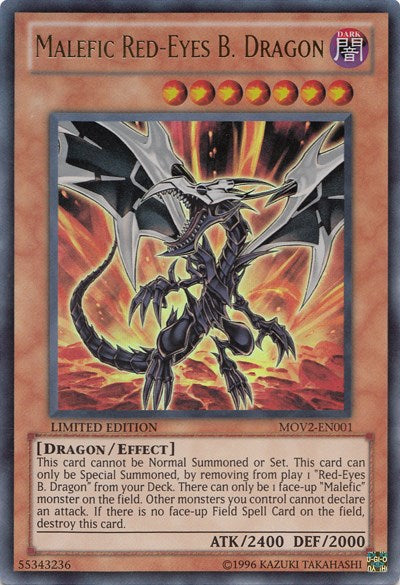 Malefic Red-Eyes B. Dragon [MOV2-EN001] Ultra Rare | Pegasus Games WI