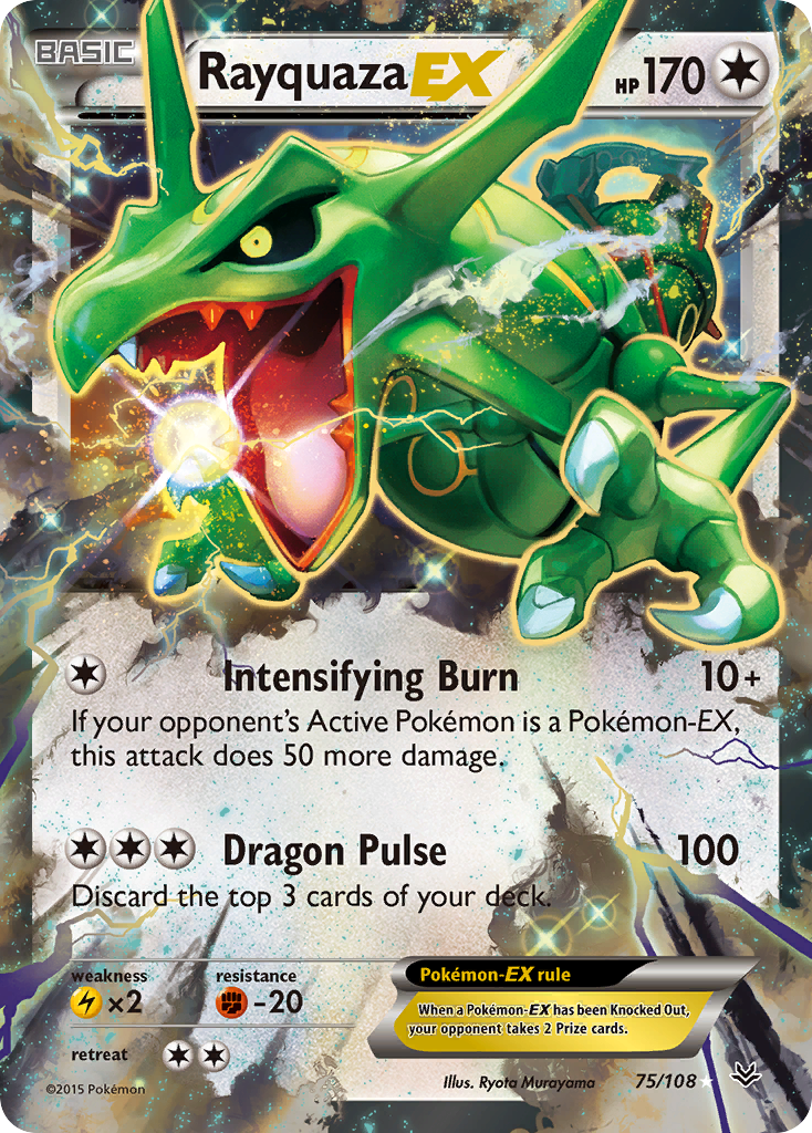 Rayquaza EX (75/108) [XY: Roaring Skies] | Pegasus Games WI