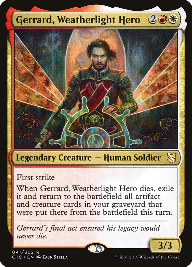 Gerrard, Weatherlight Hero [Commander 2019] | Pegasus Games WI
