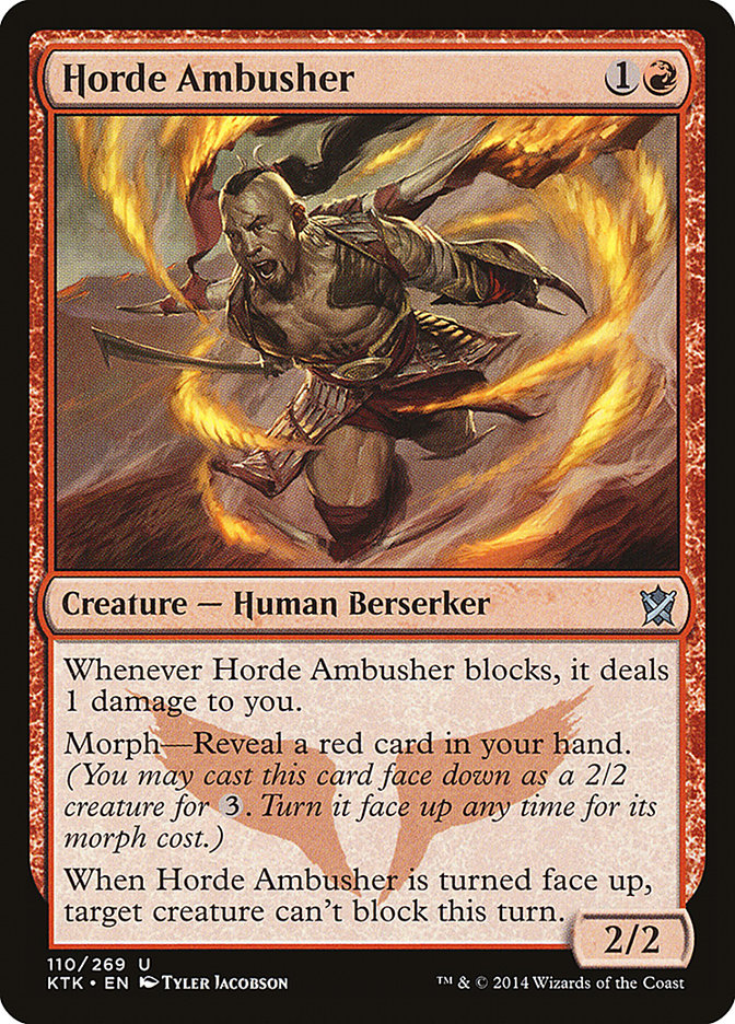 Horde Ambusher [Khans of Tarkir] | Pegasus Games WI