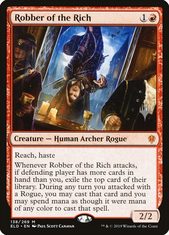 Robber of the Rich (Promo Pack) [Throne of Eldraine Promos] | Pegasus Games WI