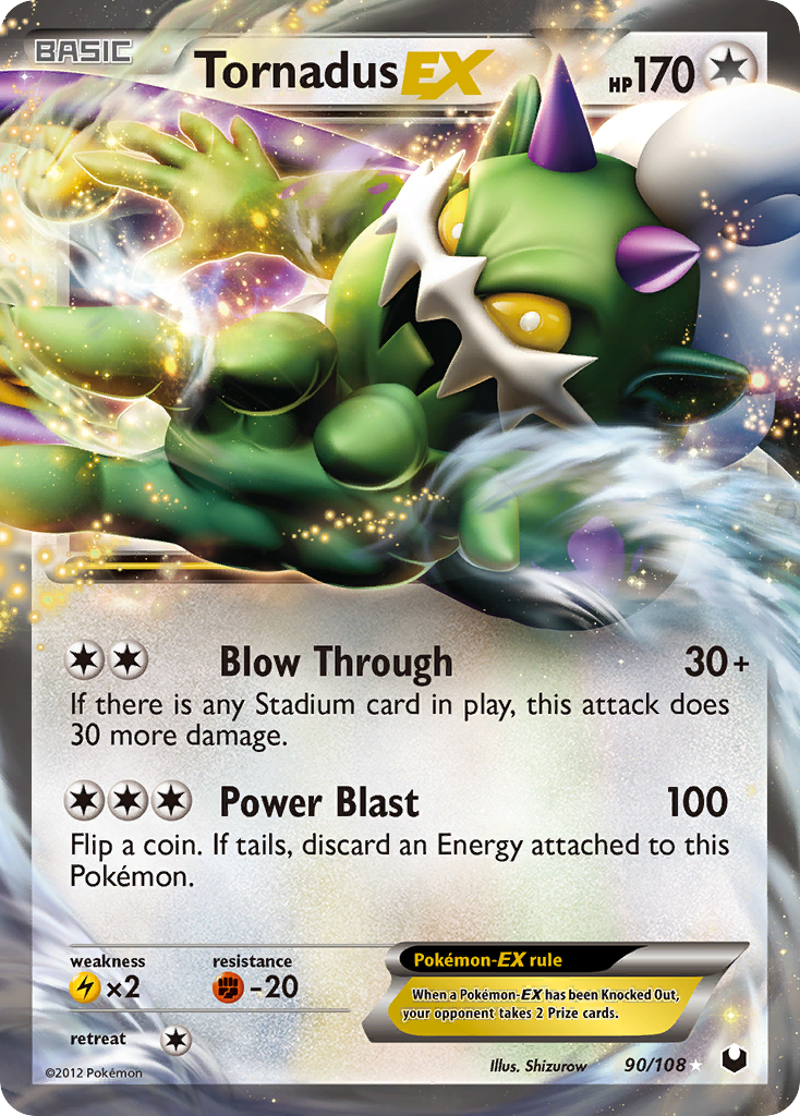 Tornadus EX (90/108) [Black & White: Dark Explorers] | Pegasus Games WI