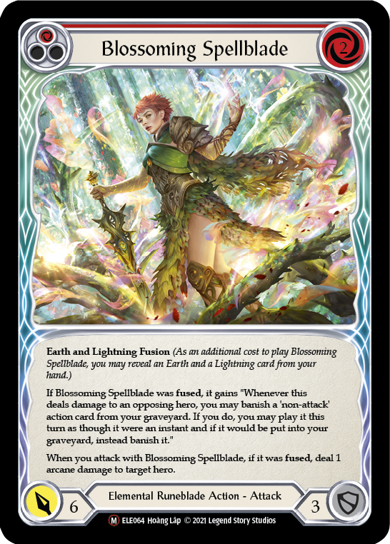 Blossoming Spellblade [U-ELE064] Unlimited Normal | Pegasus Games WI