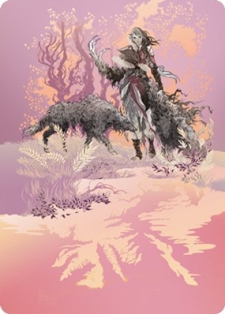 Arlinn, the Pack's Hope 2 Art Card [Innistrad: Midnight Hunt Art Series] | Pegasus Games WI