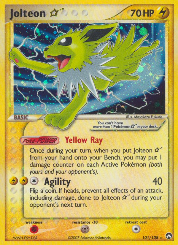 Jolteon Star (101/108) [EX: Power Keepers] | Pegasus Games WI