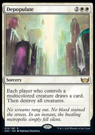 Depopulate (Promo Pack) [Streets of New Capenna Promos] | Pegasus Games WI