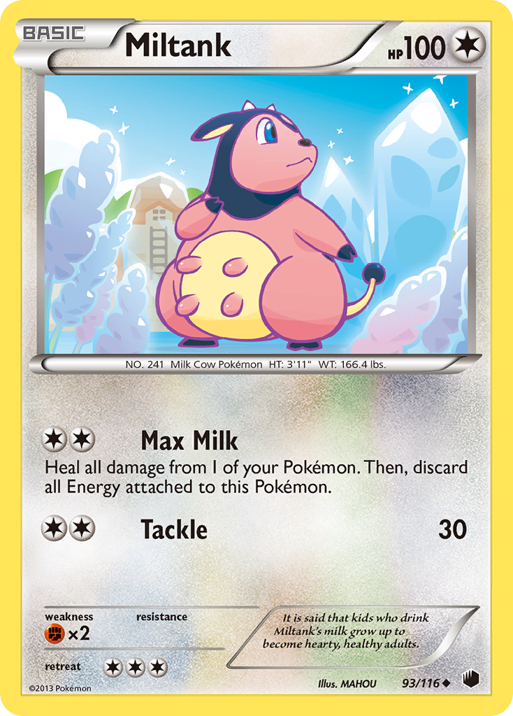 Miltank (93/116) [Black & White: Plasma Freeze] | Pegasus Games WI