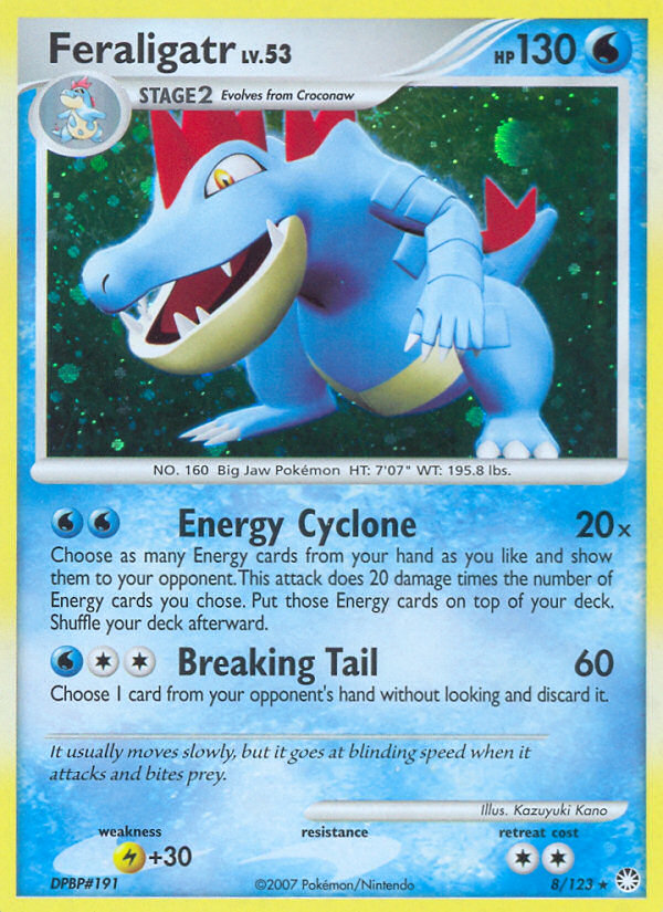 Feraligatr (8/123) [Diamond & Pearl: Mysterious Treasures] | Pegasus Games WI