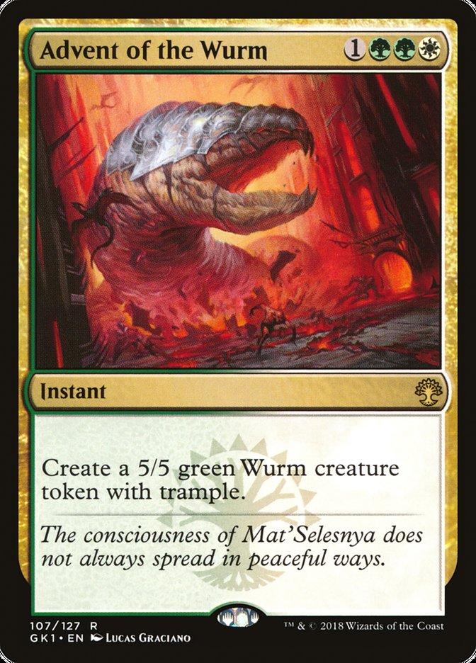 Advent of the Wurm [Guilds of Ravnica Guild Kit] | Pegasus Games WI