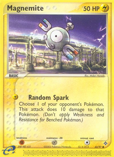 Magnemite (62/97) [EX: Dragon] | Pegasus Games WI