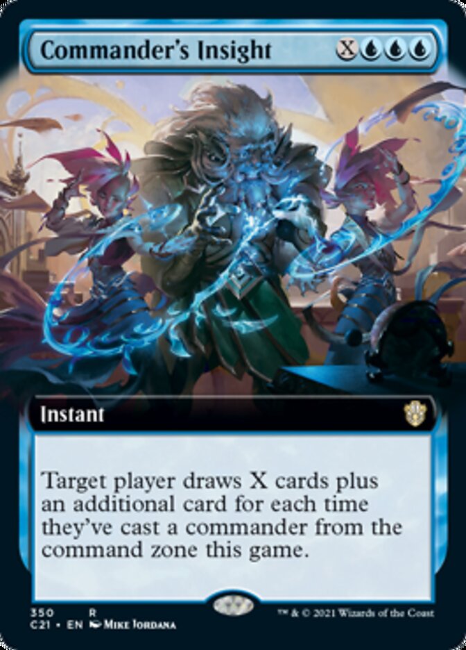 Commander's Insight (Extended Art) [Commander 2021] | Pegasus Games WI
