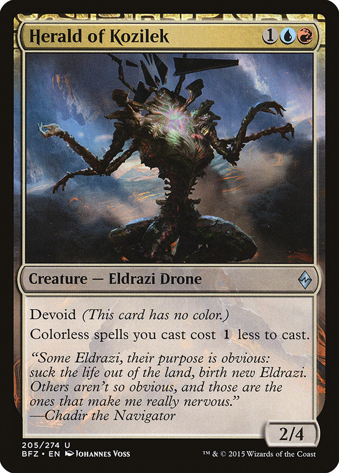 Herald of Kozilek [Battle for Zendikar] | Pegasus Games WI