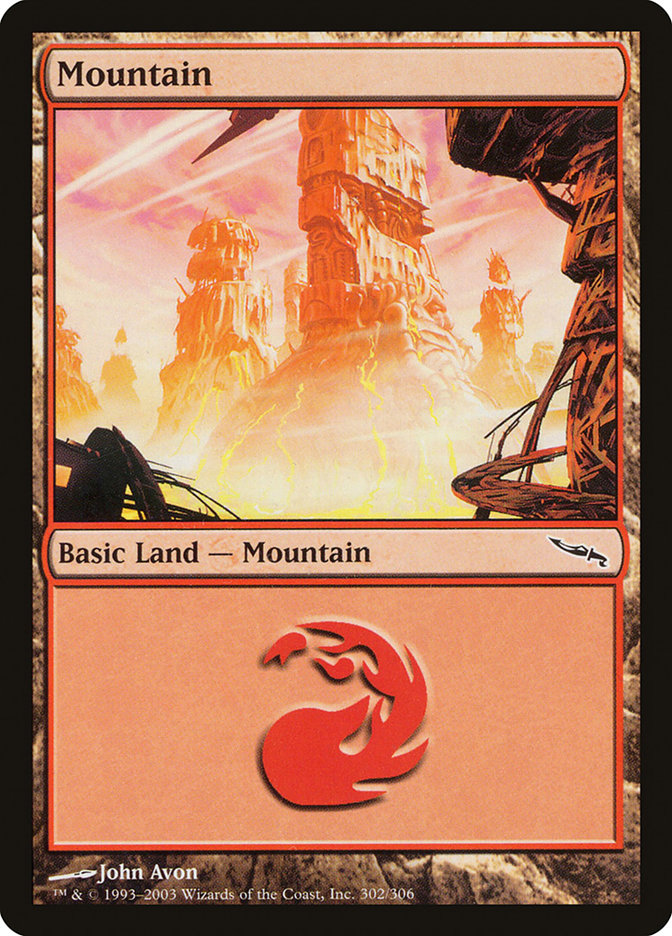 Mountain (302) [Mirrodin] | Pegasus Games WI