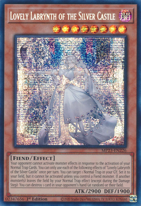 Lovely Labrynth of the Silver Castle [MP23-EN226] Prismatic Secret Rare | Pegasus Games WI