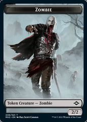 Treasure (21) // Zombie Double-Sided Token [Modern Horizons 2 Tokens] | Pegasus Games WI