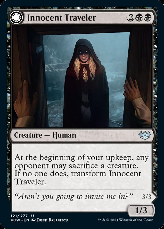 Innocent Traveler // Malicious Invader [Innistrad: Crimson Vow] | Pegasus Games WI