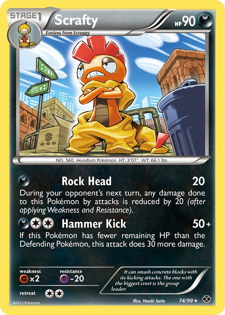 Scrafty (74/99) (Theme Deck Exclusive) [Black & White: Next Destinies] | Pegasus Games WI