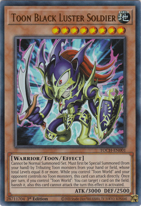 Toon Black Luster Soldier [TOCH-EN001] Ultra Rare | Pegasus Games WI