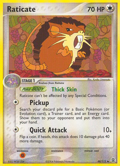 Raticate (48/112) [EX: FireRed & LeafGreen] | Pegasus Games WI