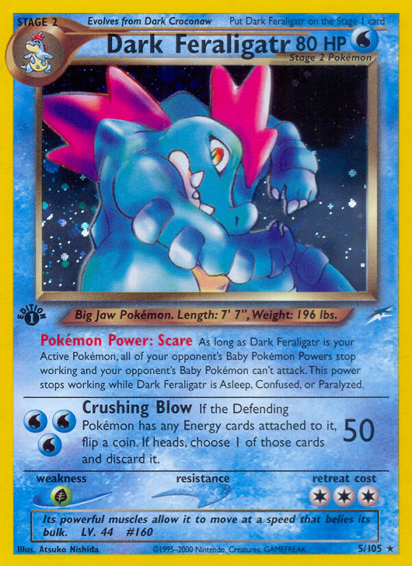 Dark Feraligatr (5/105) [Neo Destiny 1st Edition] | Pegasus Games WI