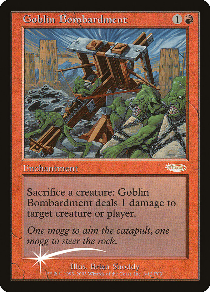 Goblin Bombardment [Friday Night Magic 2003] | Pegasus Games WI
