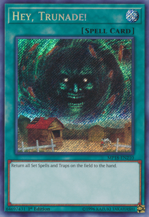 Hey, Trunade! [MP18-EN210] Secret Rare | Pegasus Games WI