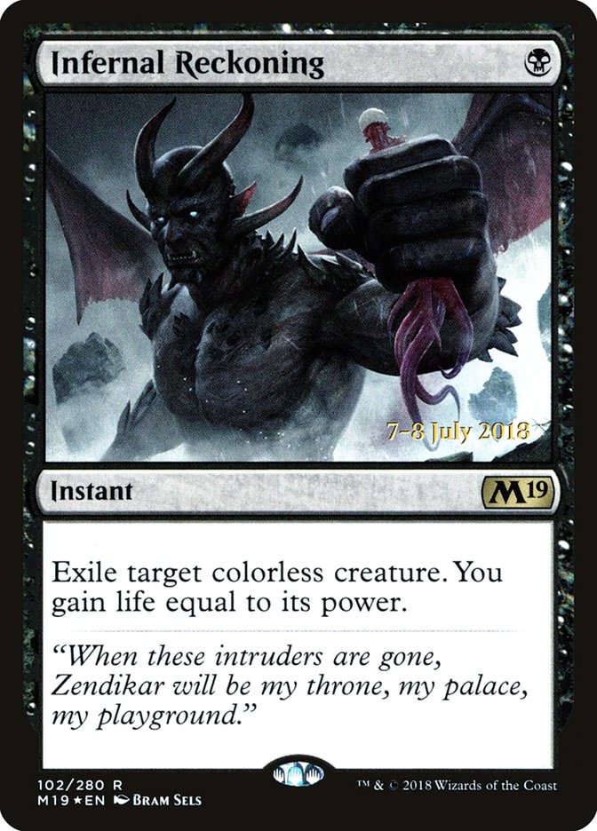 Infernal Reckoning [Core Set 2019 Prerelease Promos] | Pegasus Games WI