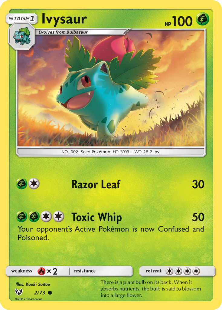Ivysaur (2/73) [Sun & Moon: Shining Legends] | Pegasus Games WI