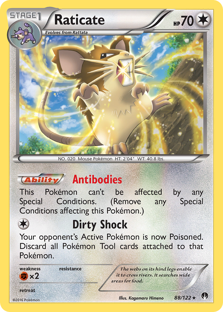 Raticate (88/122) [XY: BREAKpoint] | Pegasus Games WI