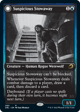 Suspicious Stowaway // Seafaring Werewolf [Innistrad: Double Feature] | Pegasus Games WI