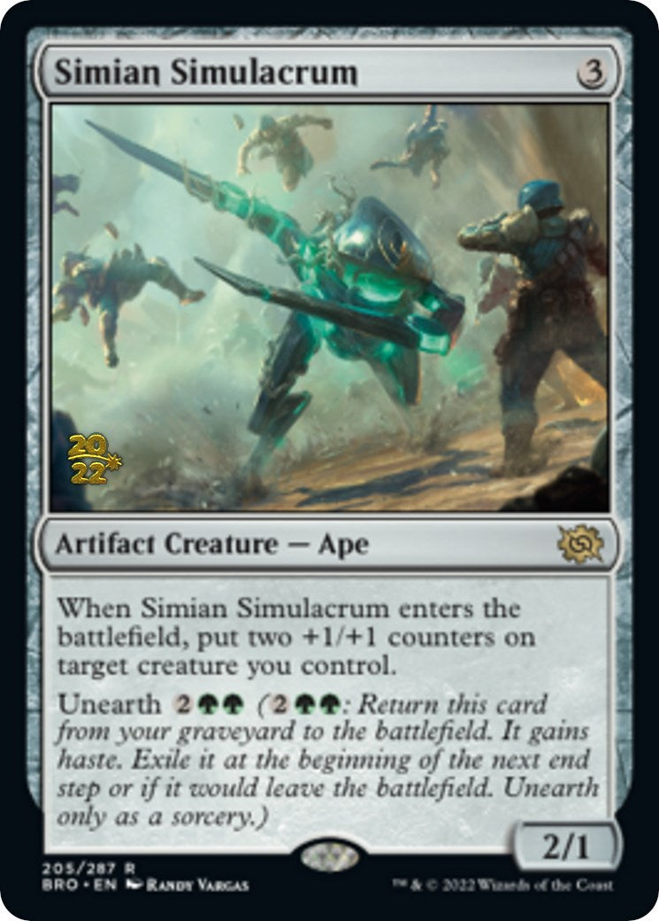 Simian Simulacrum [The Brothers' War Prerelease Promos] | Pegasus Games WI