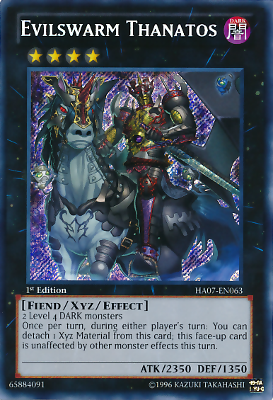 Evilswarm Thanatos [HA07-EN063] Secret Rare | Pegasus Games WI