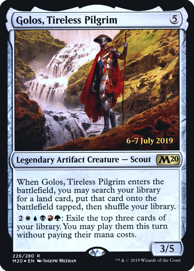 Golos, Tireless Pilgrim [Core Set 2020 Prerelease Promos] | Pegasus Games WI