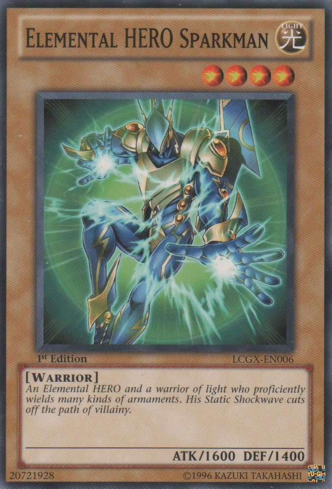 Elemental HERO Sparkman [LCGX-EN006] Common | Pegasus Games WI